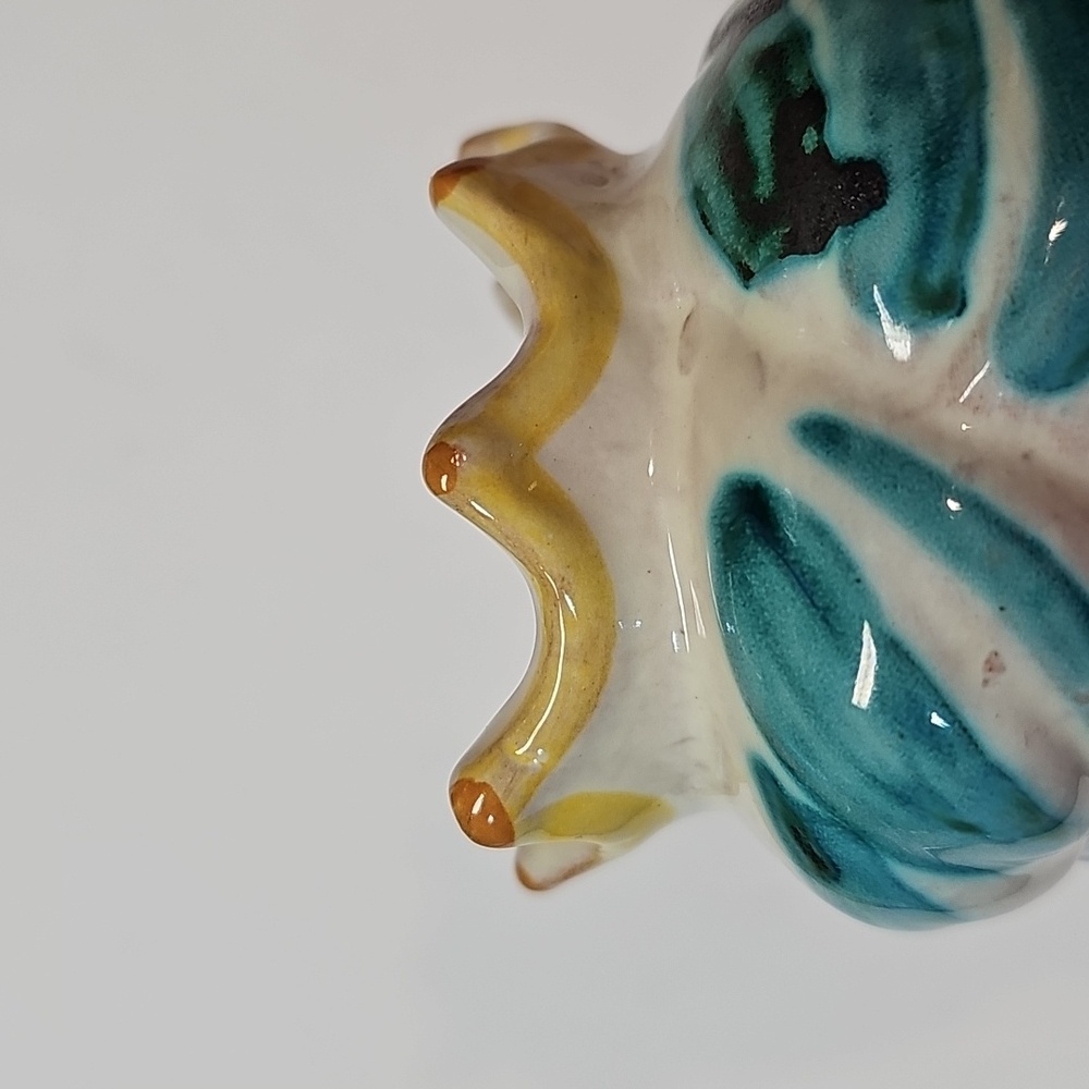 Caltagirone Sicily Italy Queen Moor's Head Small Vase, Signed F. Pistone - Picture 10 of 16